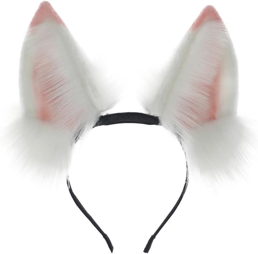 Plush Fox Headwear Electric Moving Ear Headpiece Animal Ears Headband Party Cosplay Costume Accessories