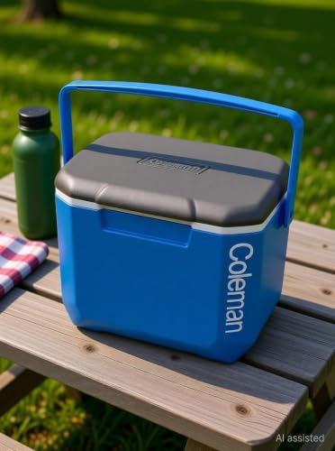 Image of Coleman 16Qt Excursion Ice Box, 15L, Small Cooler Box, Holds 22 Cans (16-Quart, Blue)