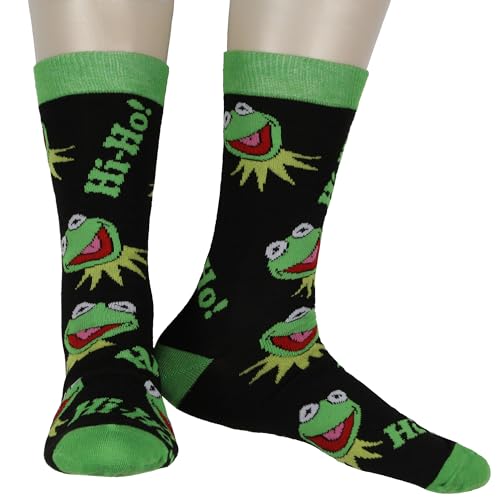 Disney The Muppets Hi Ho Kermit The Frog 2 Pair Crew Socks2