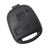 Car Key Fob Case Replacement 2 Buttons Remote Control Case Fob Cover Replacement For Toyota Corolla Avensis RAV4 Celica Camry Key Shell, Car Remote Key Cover Repair Kit With Rubber Pad (NO Blade)