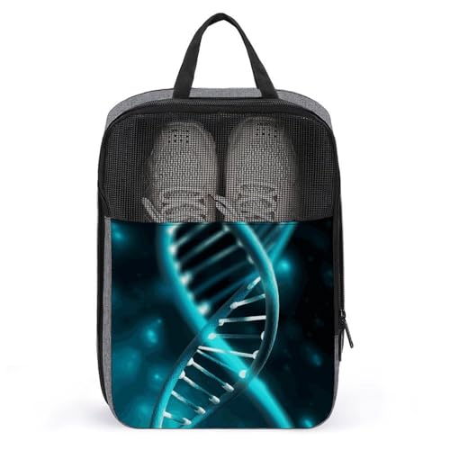 Bolsa de almacenamiento de viaje para calzado con diseño genético que evita suciedad