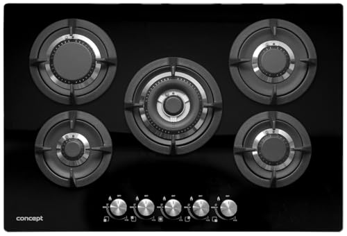 Concept PDV7575bc, Placa de gas, Black