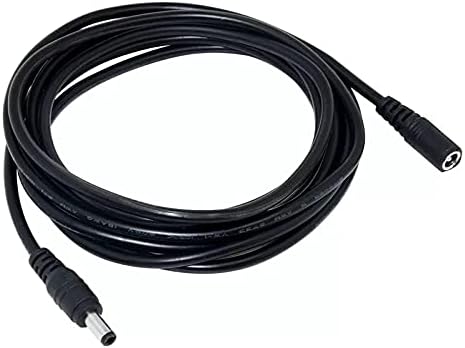 5 ft 3.5mm x 1.35mm DC Plug Extension Cord Power Adater Extra Cable for Indoor IP Camera