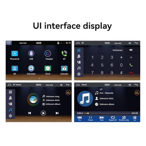 Radio compatible Android pour moto avec navigation portable 5 pouces - 5