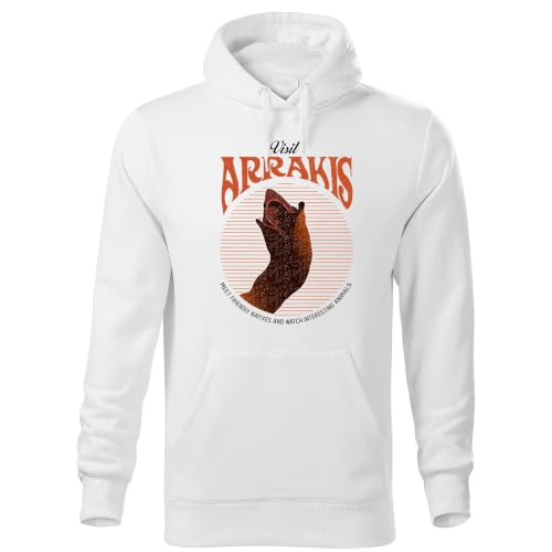 Sweat à capuche Arrakis en tissu premium doux et résistant avec coupe unisexe moderne