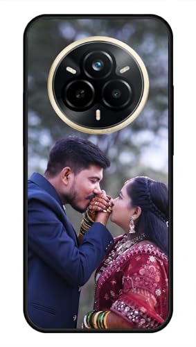 Image of NDCOM for Customised Realme 14 Pro Back Cover | Realme 14 Pro 5G Cover | DIY Personalised Photo Design | Customized Gift Custom Text Name Printed Metal Case