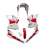 Moto Aileron latéral Kit De Carénage Complet pour Moto TZR125 1987-1992, TZR 125 1988, 1989, 1991, 1992