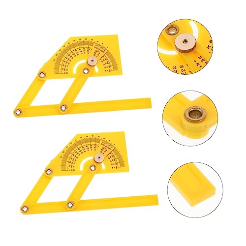 2 pcs regla de ángulo para carpintería y medición miniatura 2