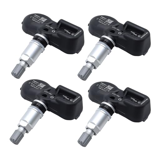 TPMS Sensor Replacement 315MHz Tire Pressure Monitoring Sensor Compatible with Toyota Tacoma 2020-2025 (Alloy Wheels Only), for Select Models, 4-Pack, Replaces 42607-48010 42607-04020 42607-06030