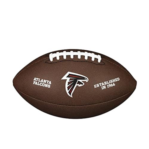 Wilson Unisex-Adult NFL Team Logo Ball, Atlanta Falcons, Official
