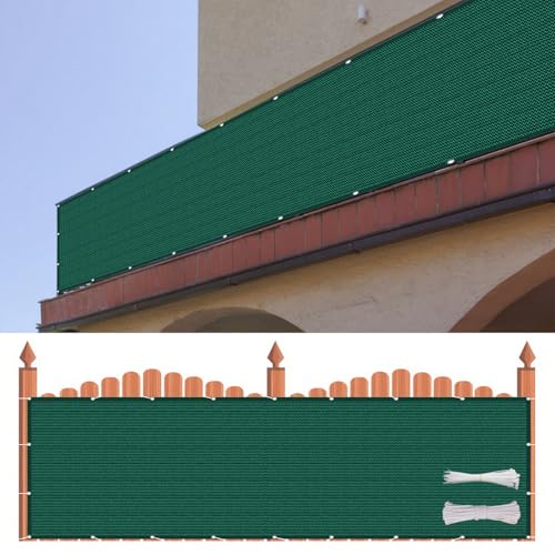 Protection contre les regards avec ce filet d'ombrage vert - 2
