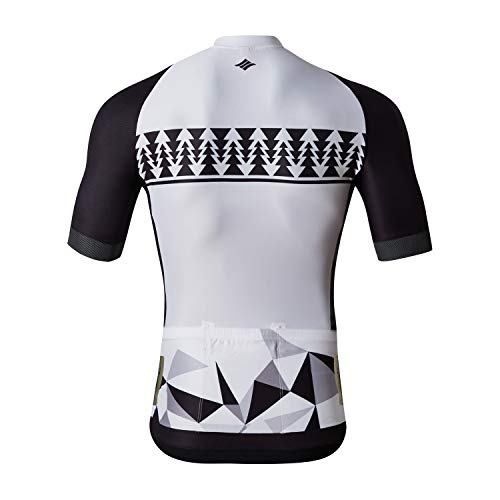 image for Santic Cycling Jersey Men's Short Sleeve Tops Mountain Biking Shirts B