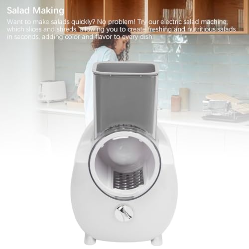 Rallador eléctrico automático de queso y verduras acero inoxidable miniatura 5
