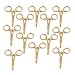 LAJA IMPORTS 12 Hemostat Mosquito Forceps Full Gold 3.5