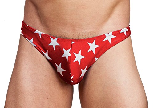 Gary Majdell Sport Mens Unique Print Contour Pouch Thong Swimsuit4