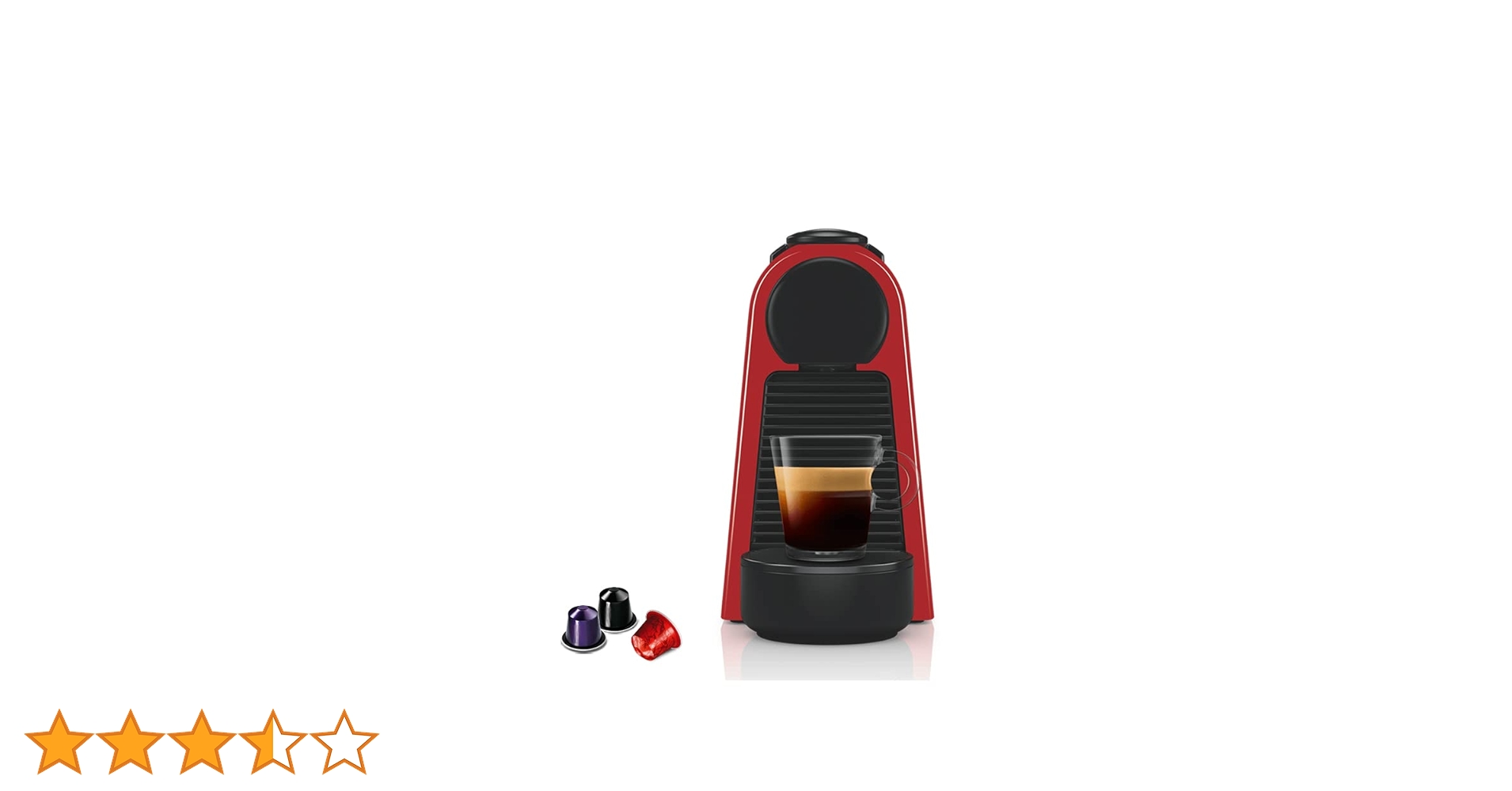 【新品・未使用】Nespresso Essenza Mini レッド De'Longhi Nespresso Essenza Mini Small Coffee Maker