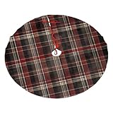 Avec trois attaches en corde rouge, l'installation de cette jupe de sapin est un jeu d'enfant. Vous pouvez rapidement et facilement l'attacher à votre sapin de Noël. En outre, il offre un espace merveilleux pour placer des cadeaux de Noël et des décorations, créant une image - Affichage parfait pour votre sapin. C'est un must pour chaque foyer