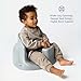 Upseat Big Ergonomic Baby Floor & Booster Seat with Tray, 30% Bigger for Extra Comfort Around Tummy & Thighs