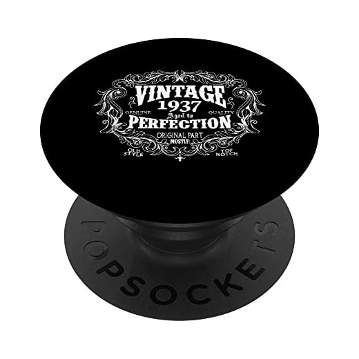 Nacido en 1937 regalos de cumpleaños 86 años de edad 86 cumpleaños PopSockets PopGrip Intercambiable