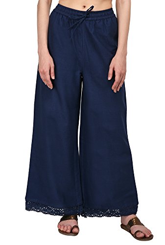 Image of Pistaa's Women's Regular Fit High Rise Palazzo