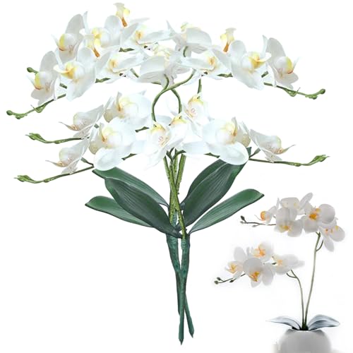 Fleurs artificielles de décoration d'intérieur et plante d'orchidée