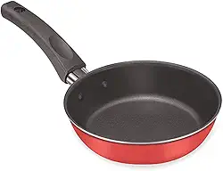 Frigideira 1 Ovo Alumínio Antiaderente Vermelha Dona Chefa