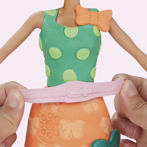 Play-Doh Barbie Perles et nœuds, recharges pour Coffret de pâte à Modeler