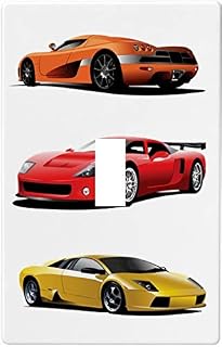 Sports Cars Switch Plate Cover (Single Toggle)