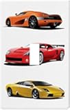 Sports Cars Switch Plate Cover (Single Toggle)