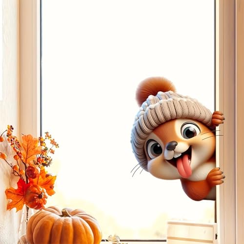 Vinilos adhesivos Achang Ardilla para pared infantil miniatura 4