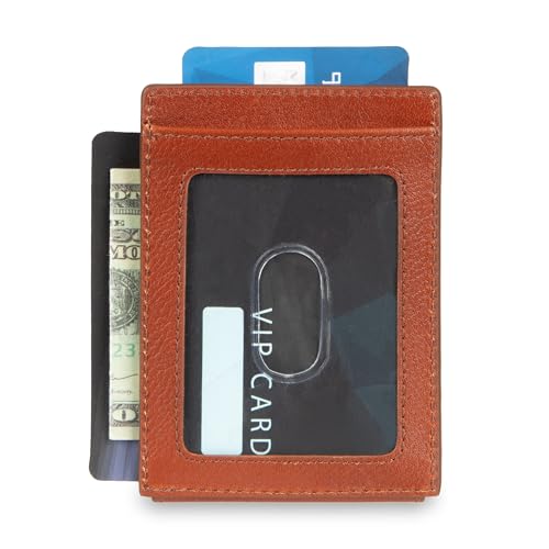 Image of Cole Haan Men's Leather Slim Magnetic Front Pocket RFID Wallet