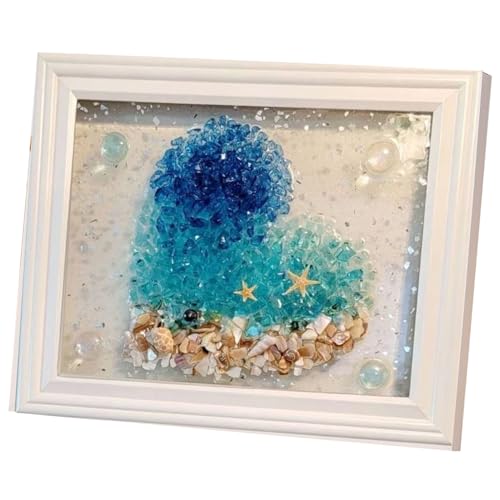 Kit d'art en verre de mer pour rebord de fenêtre et déco bureau