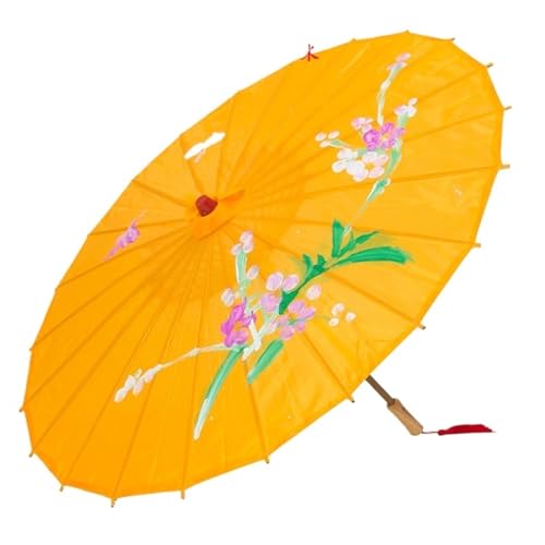 Ombrelle de mariage en papier huilé et bambou artisanal de 56 cm pour décoration