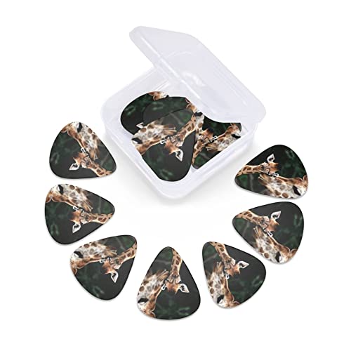 Ensemble de 12 médiators de guitare deux girafes pour guitare acoustique, guitare électrique, contrebasse, ukulélé - Les Beatles, Paul McCartney, John Lennon, RIngo Starr, George Harrison Ensemble de 12 médiators de guitare deux girafes pour guitare acoustique, guitare électrique, contrebasse, ukulélé – Image 7