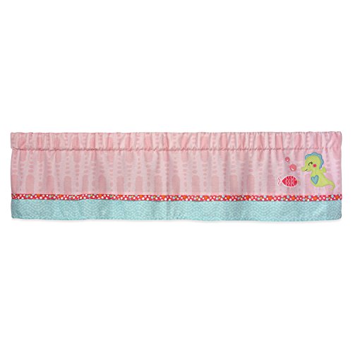 Carter's Sea Collection Window Valance, Pink/Blue/Turquoise