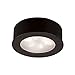 WAC Lighting HR-LED87-BK LED Round Button Lights, 3000K in Black Finish