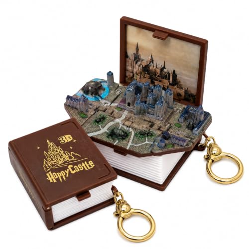 Image of 3D Pop-Up Book Keychain, Mini Foldable Toy Gift