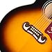 Epiphone J-200 Studio EC Jumbo Acoustic Electric, Vintage Sunburst with Bag