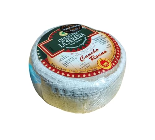Queso Mini Torta de la Serena Cancho Roano – Ganador Mejor Torta de la Serena 2024 | Elaborado por Quesería Tierra de Barros | Queso de Oveja Cruda – Cremoso, Untable y Gourmet 400g