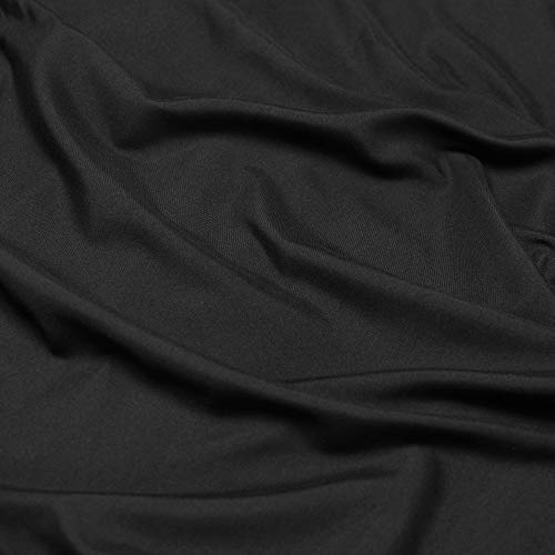 Nestl Duvet Cover With Fitted Sheet 4 Piece Set - Soft Double Brushed Microfiber Hotel Collection - Comforter Cover With Button Closure, Fitted Sheet, 2 Pillow Shams, Queen - Black #TOP6