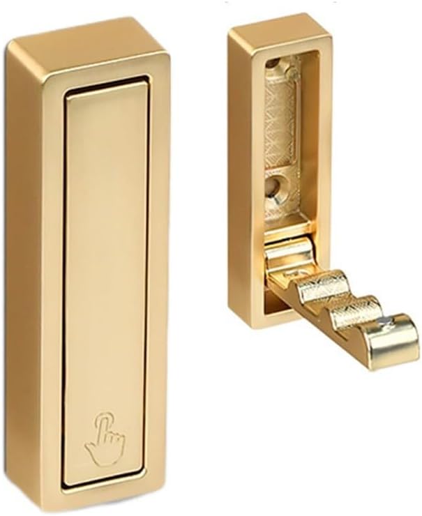 Zinc Alloy Folding Wall Hook Bathroom, Bedroom & Entryway – Rustproof Space-Saving Robe and Towel Hook, Heavy-Duty Multifunctional Hanging Organizer (Black)(Black)