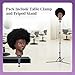 100% African Mannequin Head Human Hair,4C Afro Curly Cosmetology Manican Manikin Doll Head with 47“ Mannequin Head Stand,Table Calmp,Braiding Set for Display Practice Braiding Styling Training