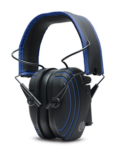 Lucid Audio Amped Sound Amplifying Bluetooth Wireless Hearing Headphones - Black/Blue