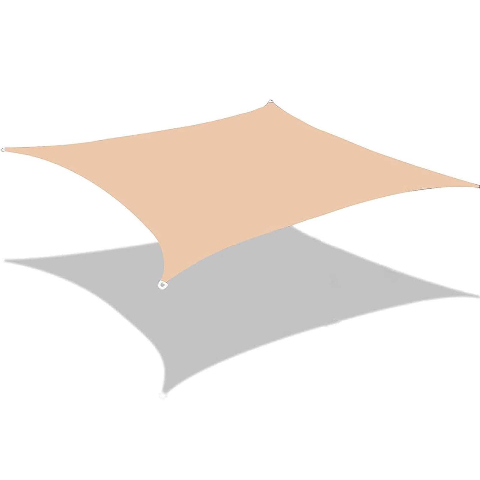 Voile d'ombrage rectangulaire PEHD respirante et anti-UV pour l'aménagement extérieur du jardin