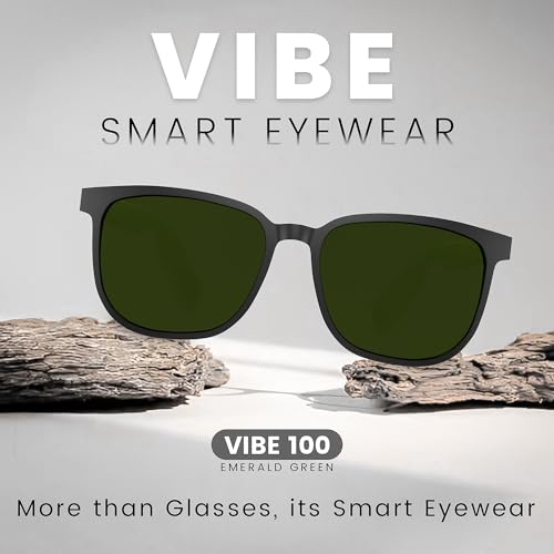 Image of Nope Vibe Smart Audio Glasses | Open-Ear Bluetooth Sunglasses with Immersive Sound, 10H Playtime, Button Controls, Voice Assistant, Rapid Charge, UV Protection