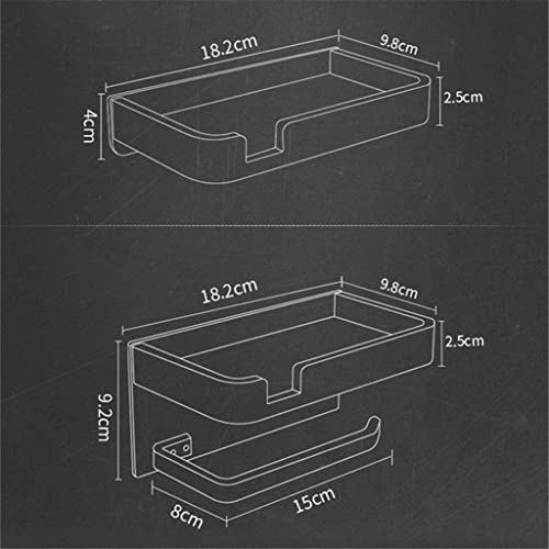 Portarrollos de baño dorado para apoyar el móvil cómodamente en el aseo 7