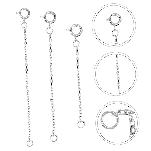 Collier en argent sterling LXGGUC de haute qualité pour filles - 2