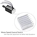 DC Motor Speed Controller Universal DC 12V 24V 10A Electronic Stepless Speed Regulator Switch for Car Truck Fan Heater Control