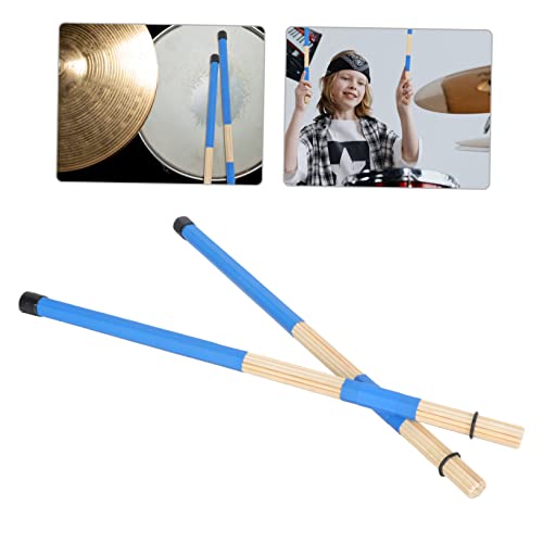 Baquetas de madera sintética para batería color azul miniatura 6