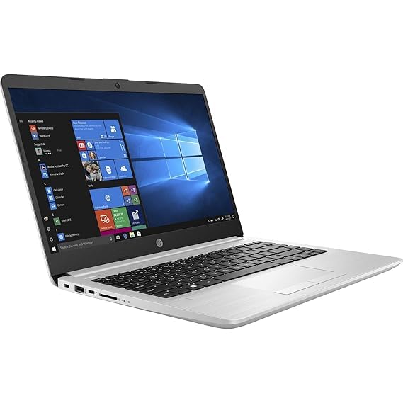 (Refurbished) HP Notebook PC 348 G7 Intel 10th Gen Core i3-10110U 14 inches HD LED Business Laptop (8GB/1TB HDD/DOS/UHD 620 Graphics, Silver, 1.5 kg)